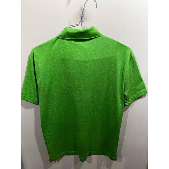 Hammer Bowling Polo Men's Size S Green Polo Patch 1/4 Button Up Gecko Athleisure - Picture 2 of 7